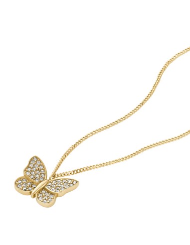 Collar FOSSIL PAVÉ BUTTERFLY JF04920710