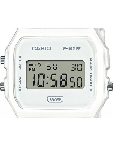 Reloj Casio Vintage WHITE F-91WB-7AEF