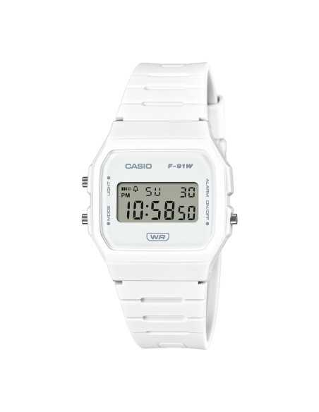 Reloj Casio Vintage WHITE F-91WB-7AEF