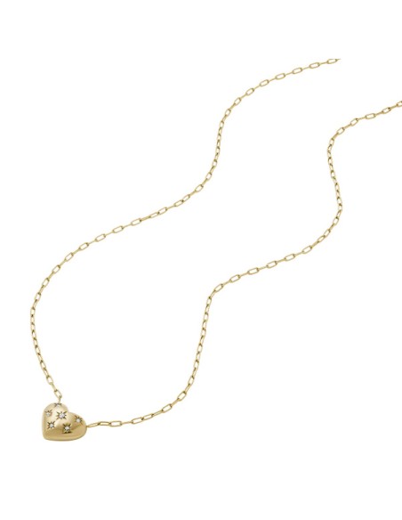 Collar FOSSIL FASHION HEART GOLD JF04856710