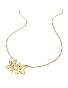 Collar FOSSIL FASHION FLOWERS GOLD JF04970710 2