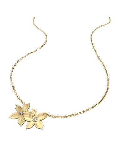 Collar FOSSIL FASHION FLOWERS GOLD JF04970710