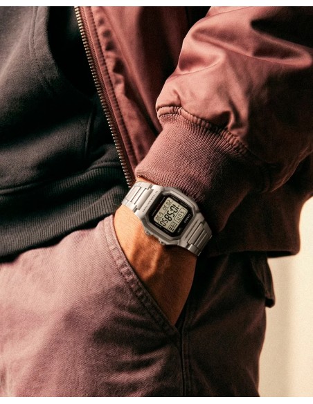 Reloj CASIO 100m ACERO W-800HD-1AVEF