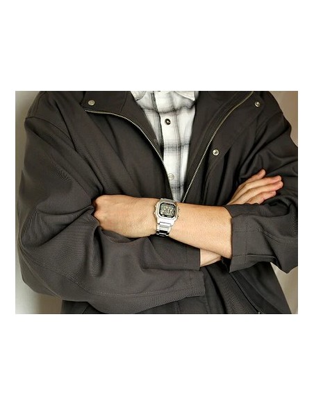 Reloj CASIO 100m ACERO W-800HD-1AVEF