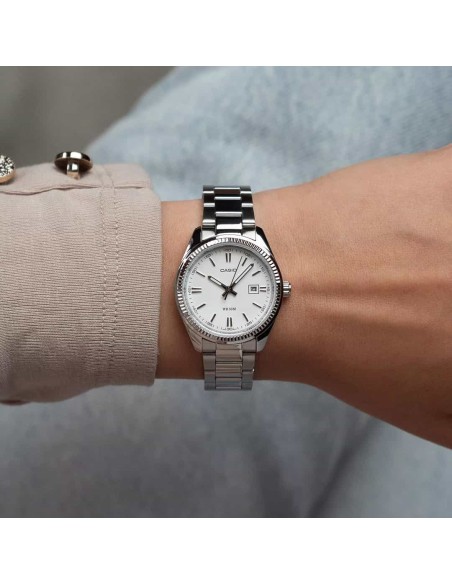 Reloj CASIO BLANCO PEQUEÑO LTP-1302PD-7A1VEG
