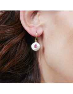 Pendientes LUXENTER CASYE EXA159Y99700 ROSA 2