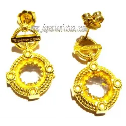 Pendientes Bronce Rebecca  2