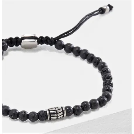 Pulsera FOSSIL Piedra de Lava
