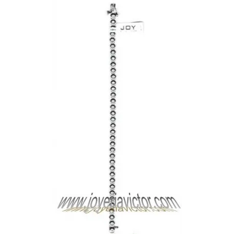 Pulsera Oro Blanco y Diamantes