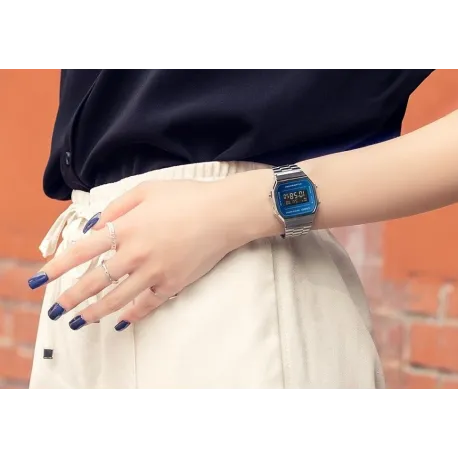 Reloj Casio Vintage NAVY BLUE/ SILVER